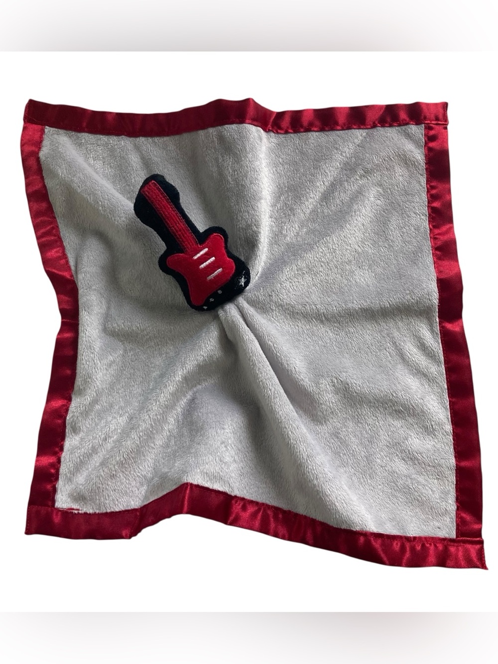 Baby Essentials Guitar Rattle Lovey 13" Security Blanket.